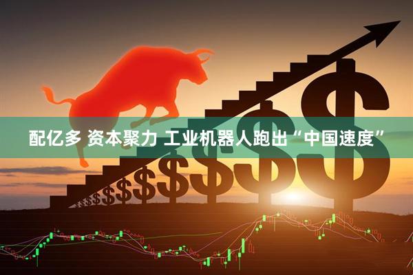 配亿多 资本聚力 工业机器人跑出“中国速度”